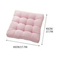 thumbnail image 3 of 6-Piece Seat Cushion Set Floor Mat Office Chair Pad Futon Tatami Home Decor, 3 of 7