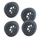 thumbnail image 5 of 4 Piezas de Neumáticos de Goma para Coche RC para Vehículos de Orugas Axiales 1/10 negro Sunnimix Neumáticos de coche RC, 5 of 7