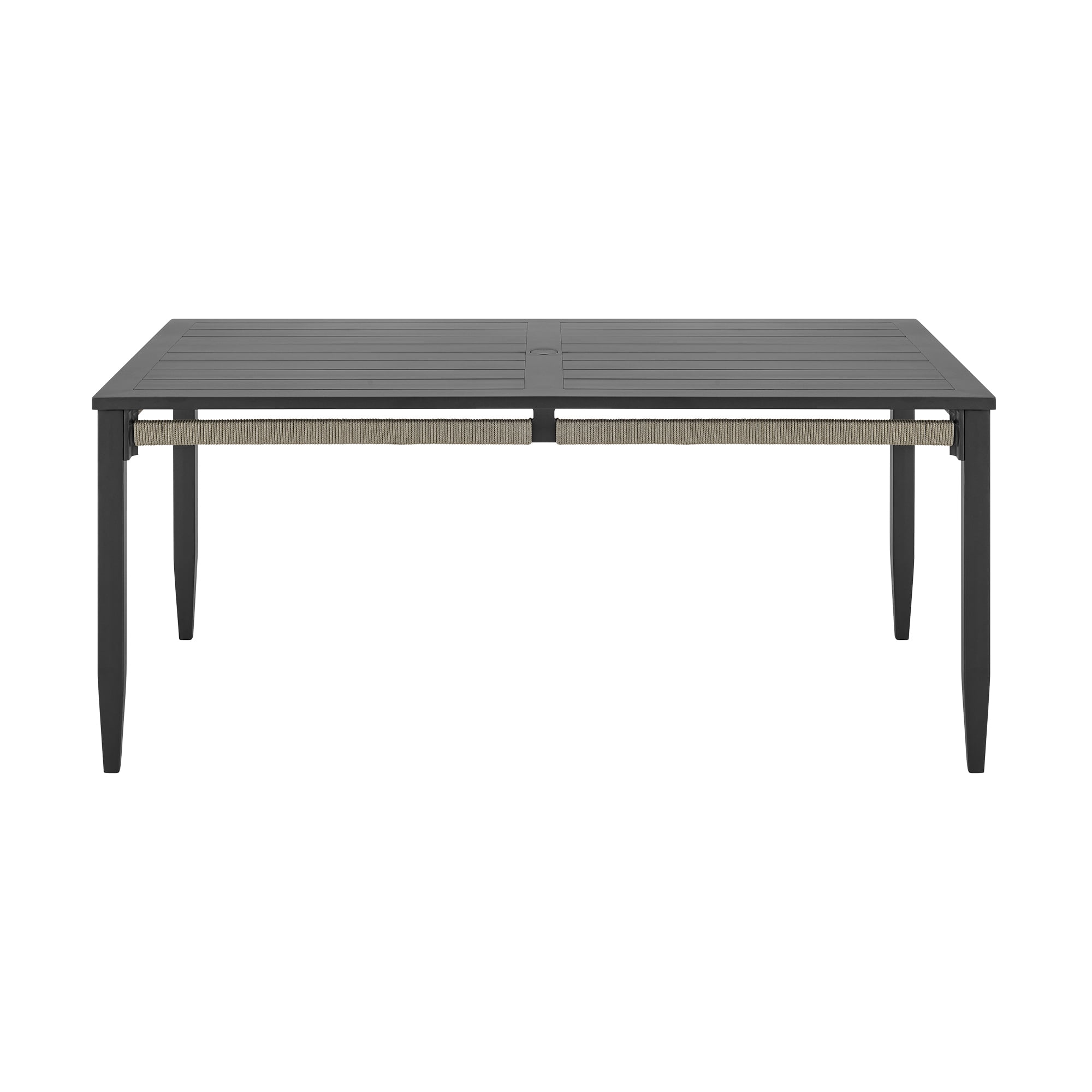 Zella Outdoor Patio 5 Piece Dining Set in Aluminum
