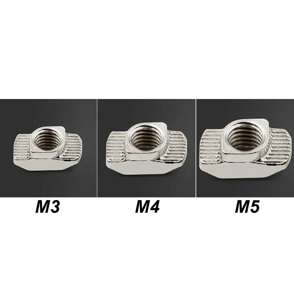 20pcs//set Extrusion Aluminium Profile For 3D Printer Block T-nuts