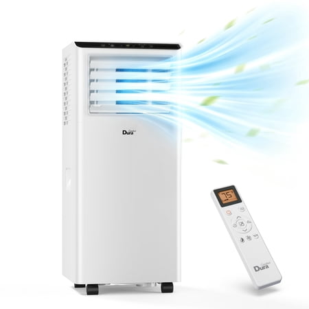 DuraComfort 8500 BTU Portable Air Conditioner for 3-in-1 350 Sq.Ft, AC Unit with Dehumidifier & Fan, Remote, Sleep Mode, Timer, Quiet