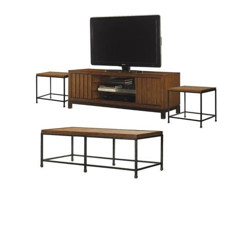4 Piece Living Room Set with TV Stand, Cocktail Table & 2 ...