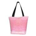 thumbnail image 1 of Balery Sparkly Pink Glitter Bolsa de Hombro con Diseño, Bolsa Grande y Duradera, Bolsa Versátil para Compras, 1 of 6