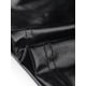 thumbnail image 5 of INSPIRAR CHIC Top de Mujer Cuello Mock con Cremallera Frontal Sin Mangas Holográfico Brillante para Fiesta XS Negro, 5 of 6