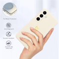 thumbnail image 3 of for Samsung Galaxy S25 Case Cute Slim Shockproof Phone Case with Wireless Charging Support and Protection, Cream, 3 of 15
