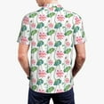 thumbnail image 6 of Salouo Lotus Flower for Men's Short Sleeve Polo Shirts,Polo Shirts for Men Performance Short Sleeve Golf Shirt Athletic Casual Collared T-Shirt-4X-Large, 6 of 8