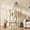 Beige-1, variant on Simenmax 44" Black Cat Tree Tower, Multi-Level Cat Climbing Tower with Hammock & Condo for Indoor Cats