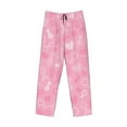 thumbnail image 4 of Junzan Men'S Pajama Pants Breast Cancer Awareness Sleepwear Pants Pj Bottoms Drawstring And Pockets, 4 of 9