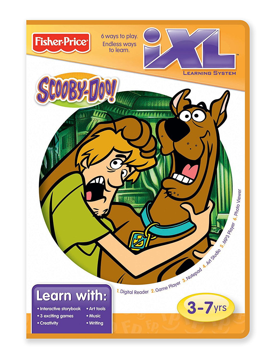 LeapFrog LeapsterGS Learning Game Cartridge Problem Solving Education Scooby-Doo 