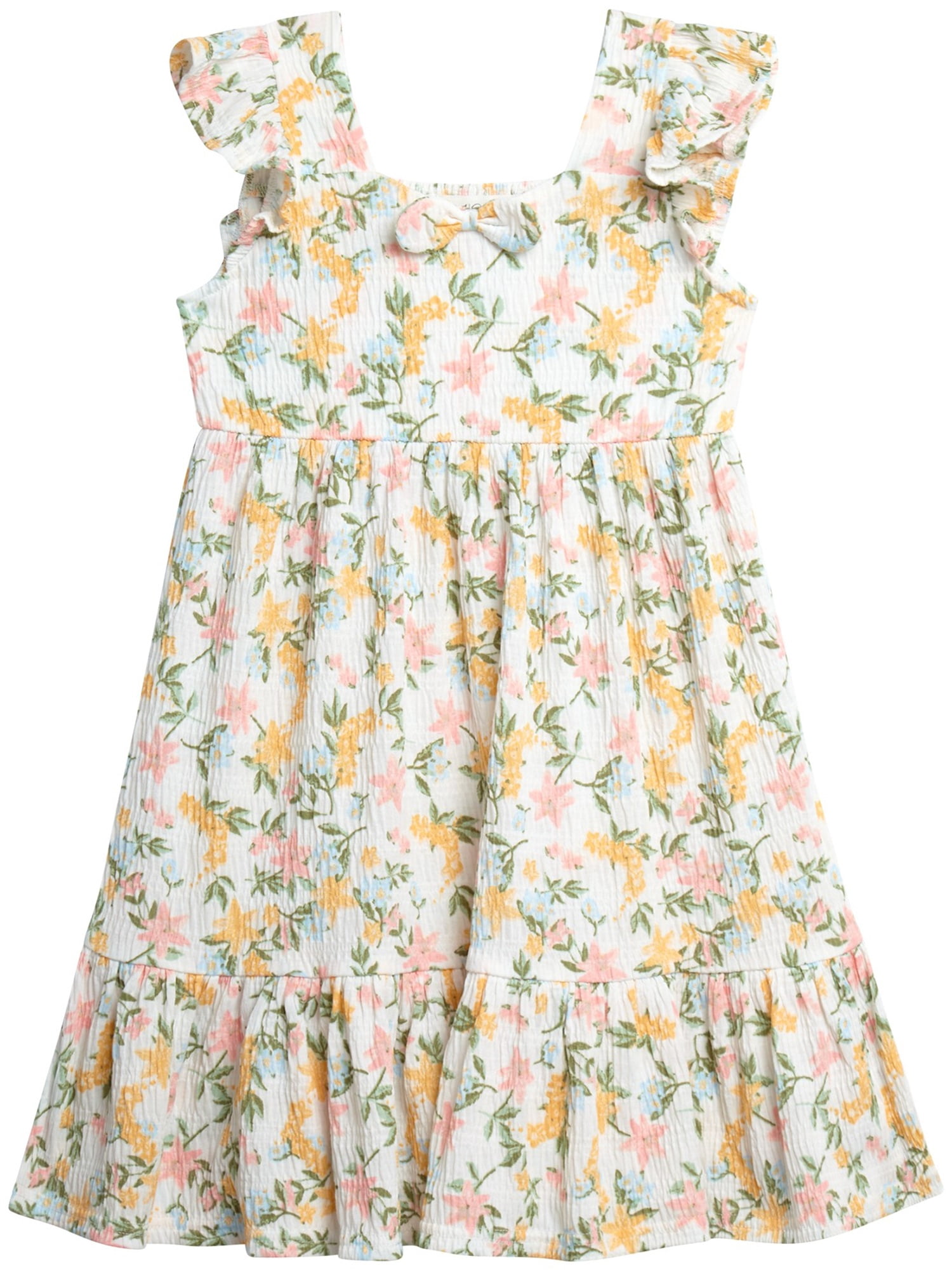 Jessica Simpson Girls' Two Pack Knit All-over Print Dress Set, Sizes 4-16