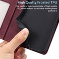 thumbnail image 4 of Feishell Fit for Apple iPhone 8 Plus / 7 Plus Flip Wallet Case with RFID Blocking Credit Card Slots & Kickstand,Durable PU Leather Magnetic Clasp with Wrist Strap Folio Shockproof Phone Case,Red, 4 of 13