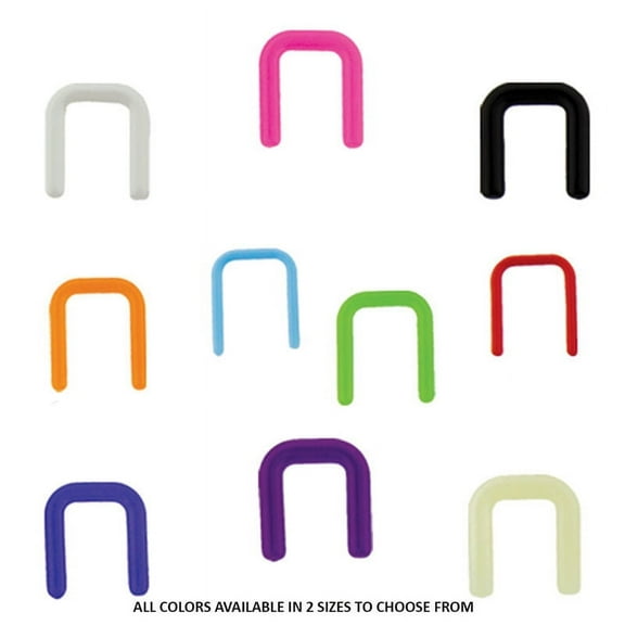 Septum Retainer 14ga/16ga Colorful Bioflex - Sold Separately