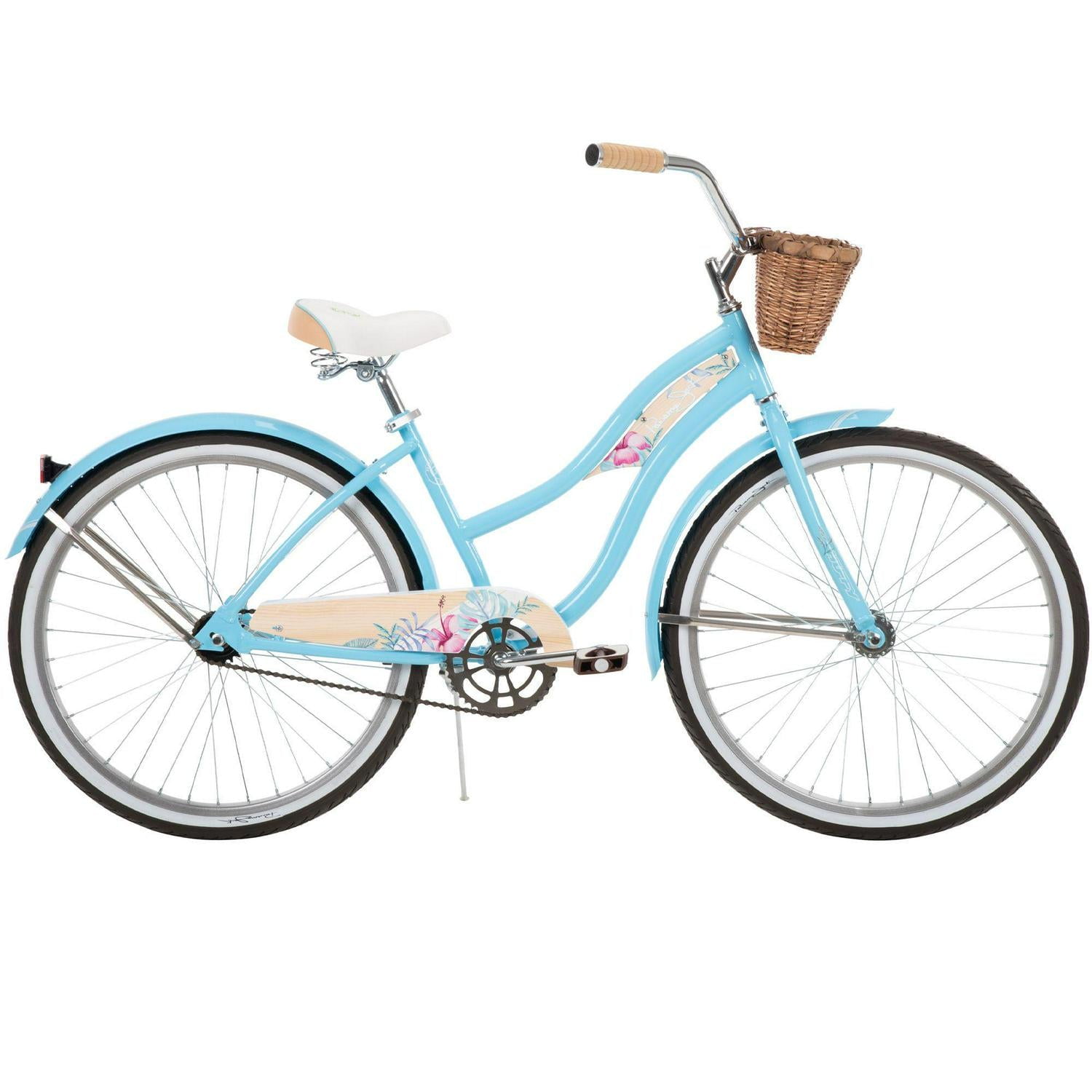 Huffy Women's 26 in. Panama Jack Cruiser Bike, 1 Speed, Gloss Blue