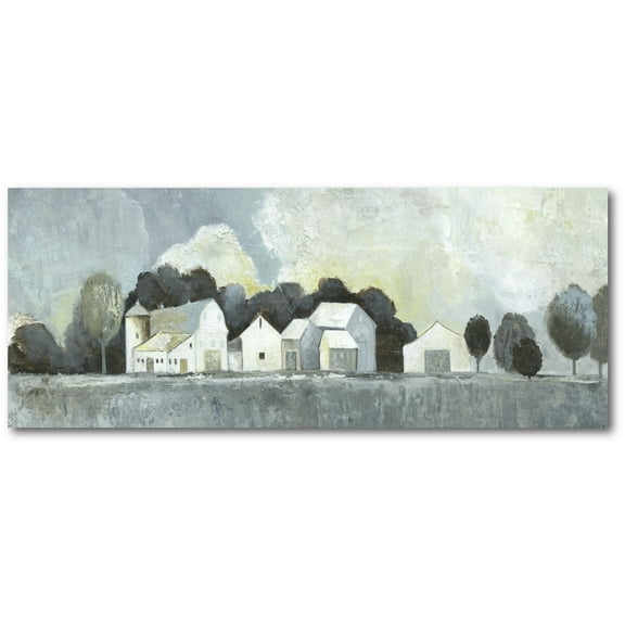 Courtside Market Farm scape I Gallery-Wrapped Canvas Wall Art, 12x30