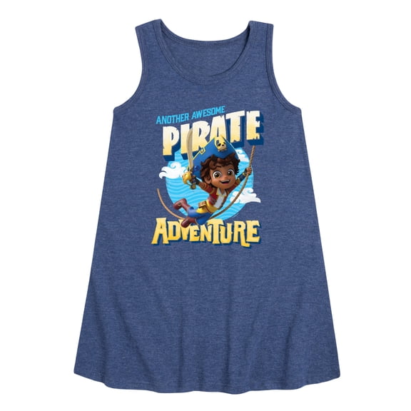 Santiago of The Sea - Another Awesome Pirate Adventure - Toddler and Youth Girls A-line Dress