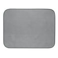 thumbnail image 2 of iDesign Microfiber Shower and Bath Mat for Bathroom Floor - Large, Gray, 2 of 5