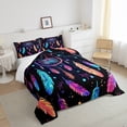 thumbnail image 3 of YST Hippie Dreamcatcher Bedding Sets, King, Boho Mandala, Colorful Polka Dots, 3 of 5