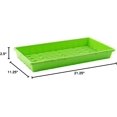 thumbnail image 3 of Bootstrap Farmer 1020 Trays, Green Extra Strength No Hole, 10 Pack, Seedling Tray for Growing Microgreens, Wheatgrass Seeds, Hydroponic Germination, Fodder System, 3 of 3