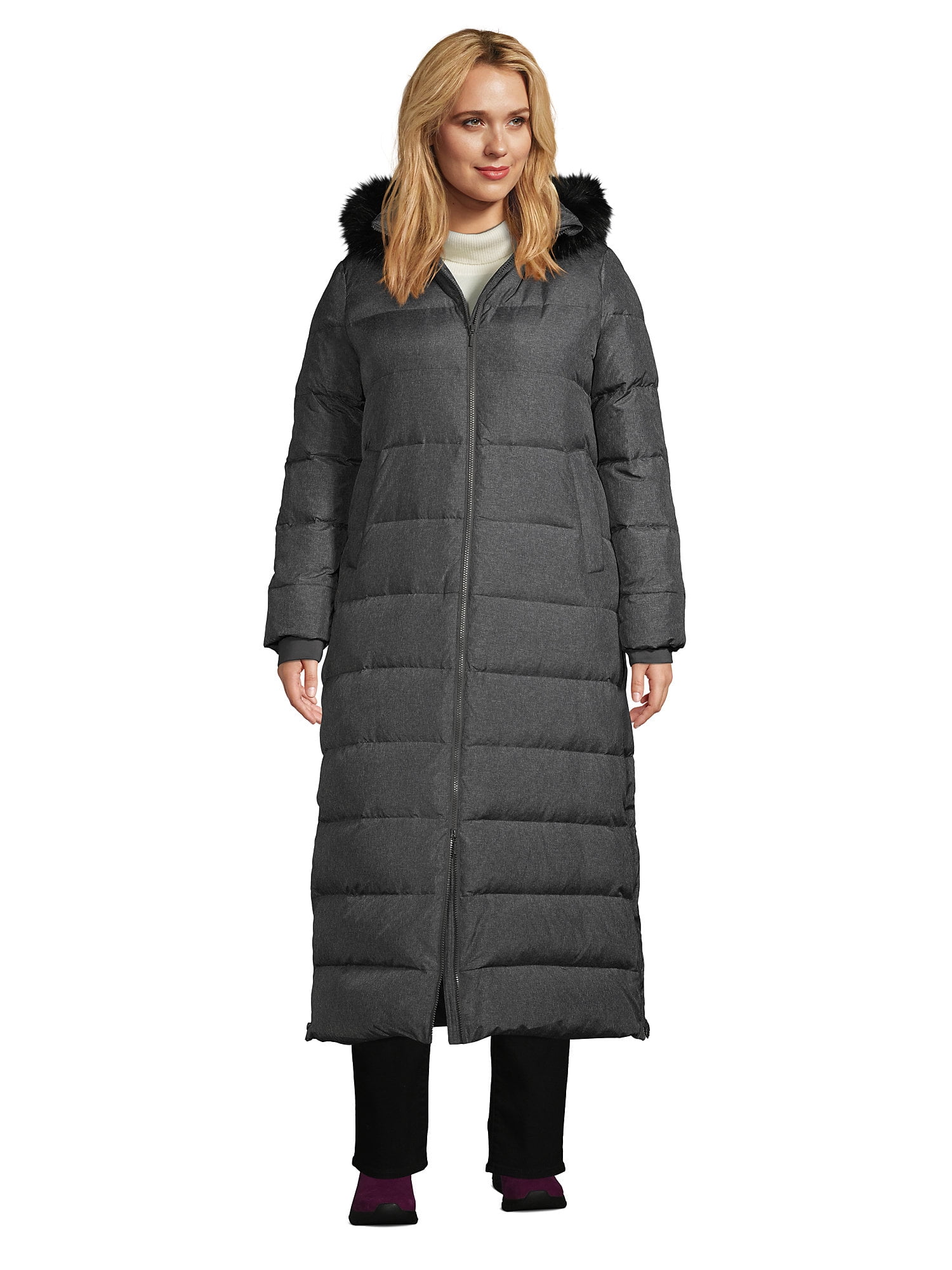 Lands' End Women's Plus Size Down Maxi Winter Coat