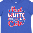 thumbnail image 4 of Inktastic 4th of July Red White and Cute with Arrow and Stars Boys or Girls Toddler T-Shirt, 4 of 5