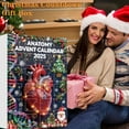 thumbnail image 4 of 24pcs 2025 Anatomy Advent Calendar - Funny Acrylic Human Organ Miniatures, Science-inspired Christmas Countdown Calendar with Daily Surprises, Multicolored, 4 of 6