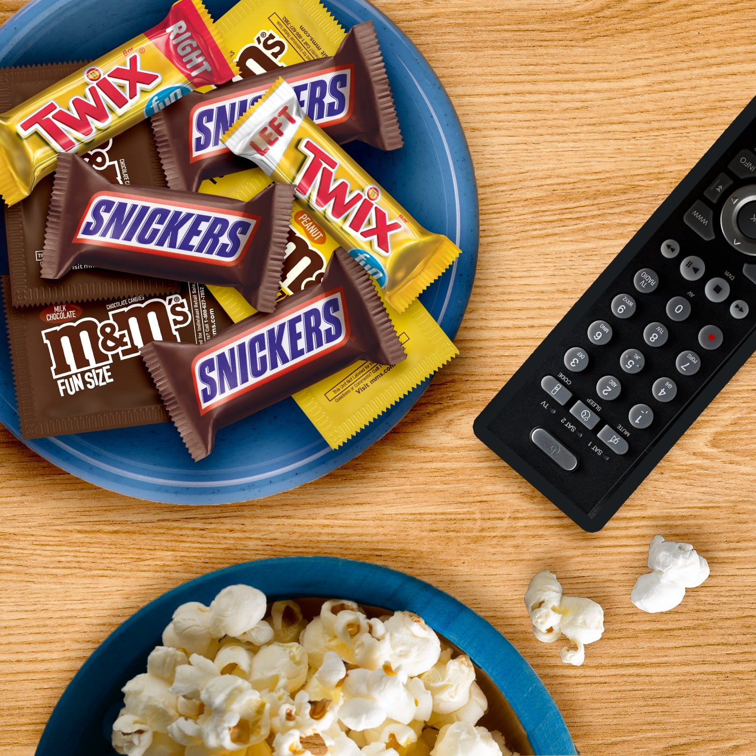 Mars Mixed M&M's, Snickers & Twix Milk Chocolate Candy Bars Variety Pack - 55 Ct