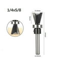 thumbnail image 1 of Ruibeauty 1/4\" Shank Carbide Dovetail Router Bit With Bottom Bearing Woodworking Cutters, 1 of 5