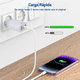 thumbnail image 5 of Cargador Carga Rápida 2 Usb 65 W Con Cable Tipo C Gris, 5 of 5
