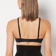 thumbnail image 3 of No Show  Bralette With Faux Wire In Tuexdo Black, 3 of 5