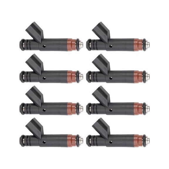 Fuel Injector Set 8 Piece - Compatible with 2005 - 2008 Ford Mustang 4.6L V8 2006 2007