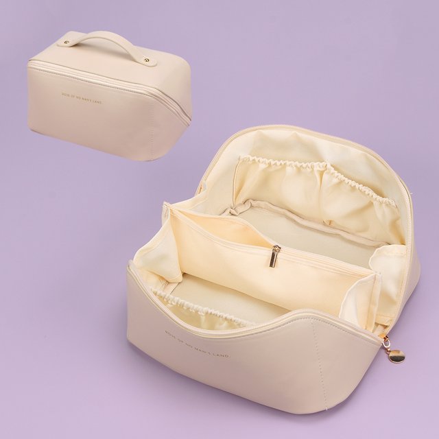 Bolsa japonesa, bolsa de maquillaje para mujer, gran capacidad, portátil, artículos de viaje de alta sensibilidad, bolsa de artículos de tocador