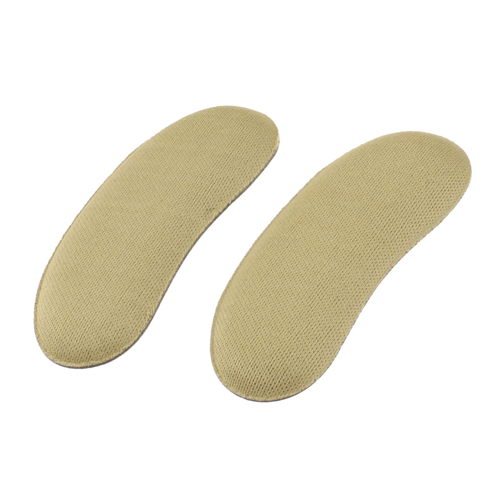 Ladies High Heel Shoe Back Pads Insoles Protector Foot Care Khaki Pair
