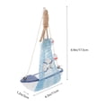 thumbnail image 2 of Minkissy Model Ship Sailboat Model Wood Gift for Living Room Ornament 1Pack, 2 of 5