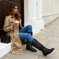 thumbnail image 2 of Botas Altas hasta la Rodilla para Mujer DREAM PAIRS Negras Talla 9 con Forro de Piel Sintética, 2 of 7