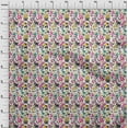 thumbnail image 4 of oneOone Cotton Poplin Twill White Fabric Asian Japanese Floral Fabric For Sewing Printed Craft Fabric By The Yard 56 Inch Wide, 4 of 4