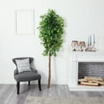 thumbnail image 4 of Nearly Natural 6ft. Artificial Double Trunk Ficus Tree (No Pot), Green, 4 of 4