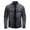 Black, variant on AOOCHASLIY Fall Clothes Men's Fall/Winter Fashion Fleece Jacket Stretch Washed Top Jacket