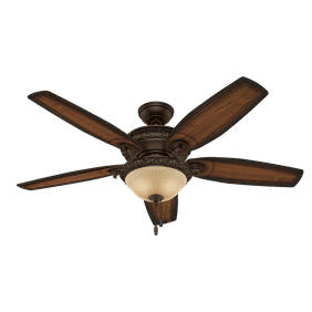 Hunter 60 1886 Limited Edition Midas Black Ceiling Fan With Pull
