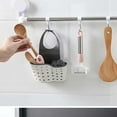 thumbnail image 4 of Sink Drainer under $5! Xqxayjr Double Layer Sink Organizer Basket, Hanging Sponge Holder for Kitchen Sink, TPR Draining Rack for Dish Soap, Brushes, Cleaning Supplies, 21x8.5x5cm, 4 of 9