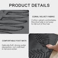 thumbnail image 5 of Memory Foam Bath Rugs Leaf Bath Mat Non-Slip Strong Water Absorbent Microfiber Bath Mat Rug Water Absorbent Bath Rugs A, 5 of 5
