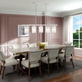 thumbnail image 2 of Livex Lighting Harding 5 Light Linear Chandelier in Brushed Nickel, 2 of 16