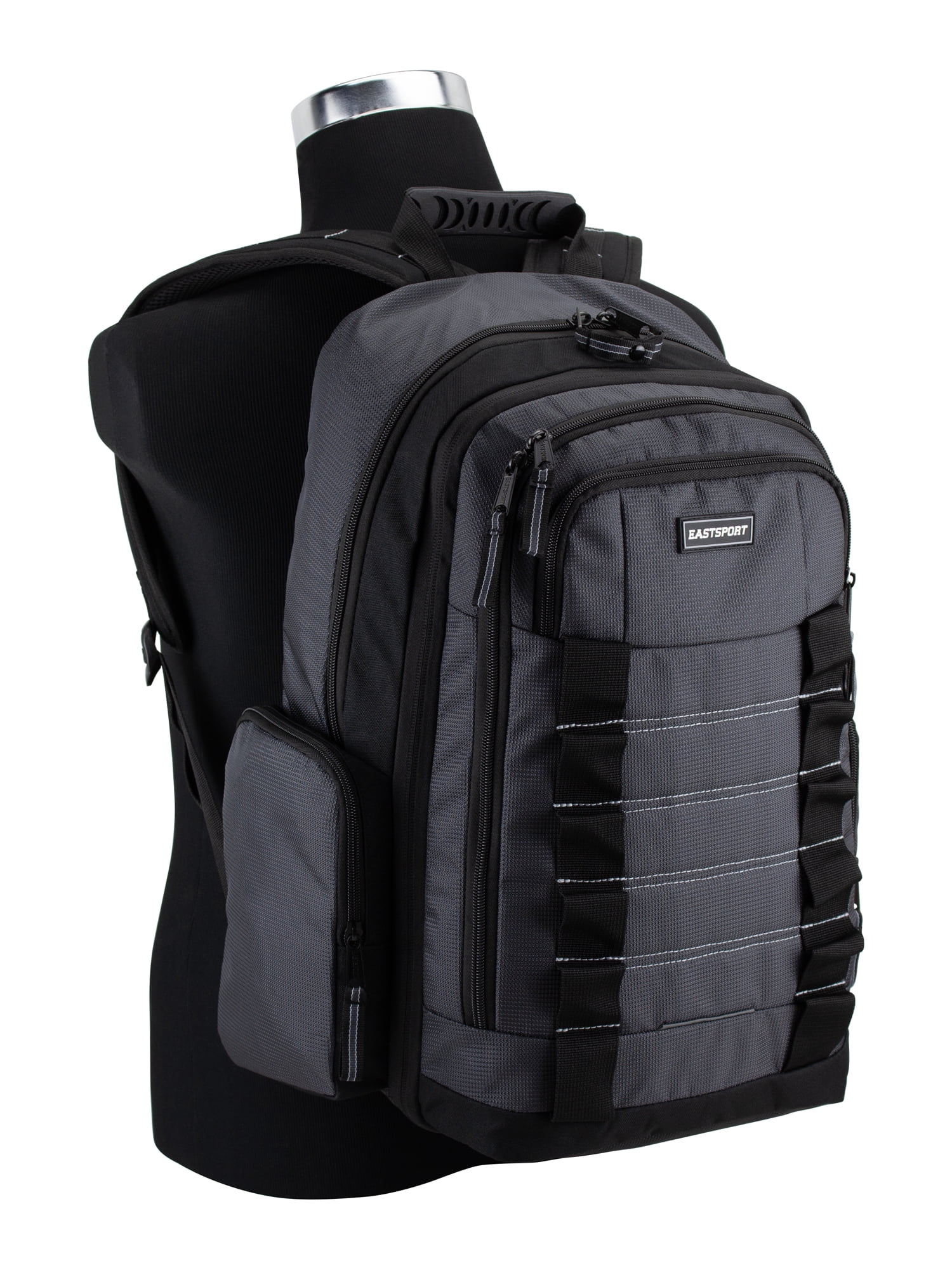 Eastsport Unisex Expandable Team Recycled Backpack, Nine Iron