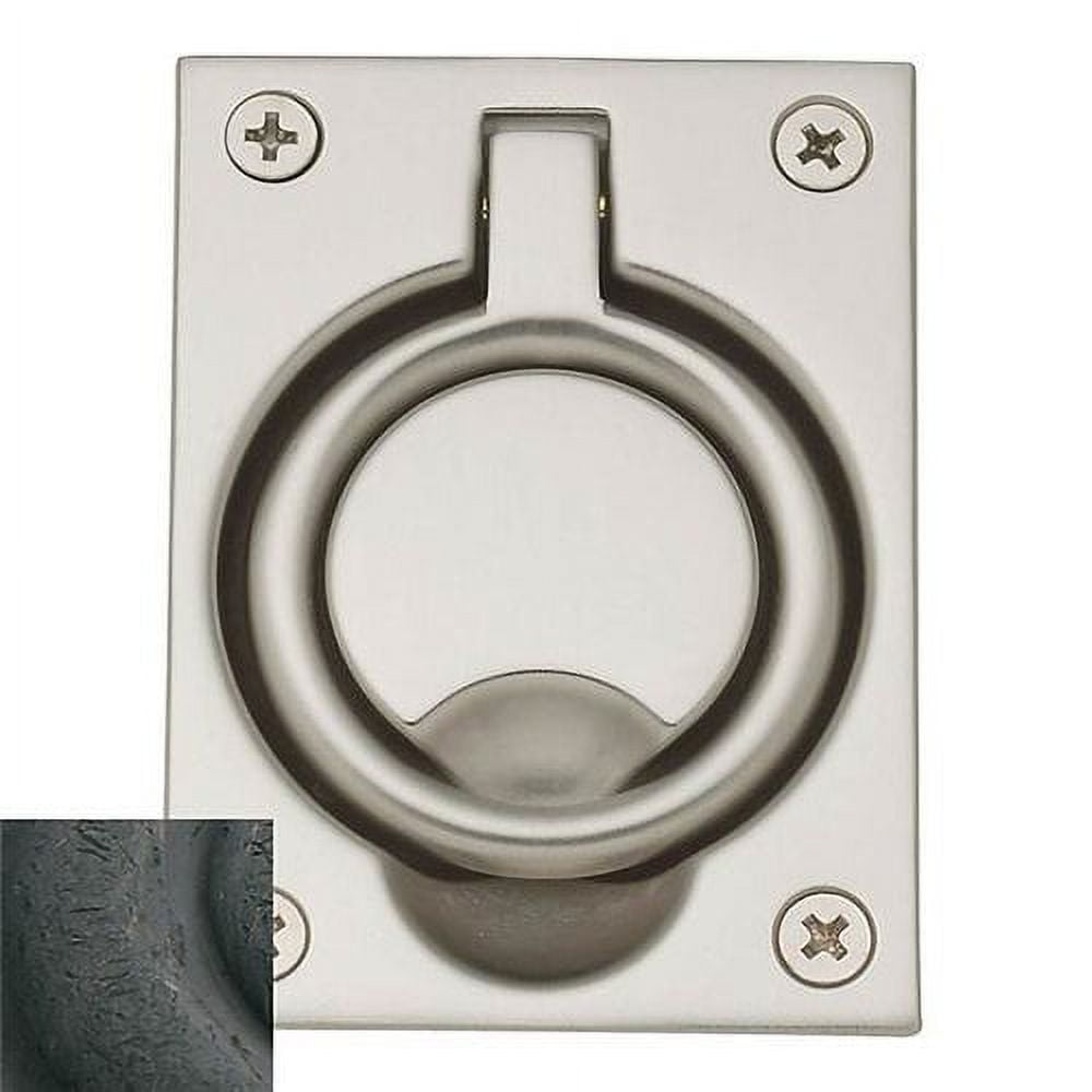 Baldwin 0395031 Flush Ring Pull, Unlacquered Bright Brass