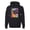 Black, variant on Funny Neon Pug | Dean Russo Art Animal Lover Unisex Hoodie Sweatshirt, Brown, Medium