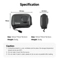 thumbnail image 1 of Mini Sac de Protection de Rangement pour Dji Osmo Action 4 Brossé Demi-Ouvert à Dégagement Rapide Étui de Transport pour Accessoires Action 3 pour Action 4 3, 1 of 5