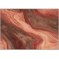thumbnail image 6 of Natural Wood Grain Area Rug, Red Brown Rustic Texture Carpet, Washable Non Slip Low Pile Soft Thin, Living Room Bedroom Home Decor Mat 3x5ft(Small), 6 of 8