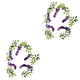 thumbnail image 4 of Moyic Flores de glicinia de bajo mantenimiento para decoración de bodas Flores artificiales para decoración Flores artificiales de glicina Rosa Alambre de hierro 2Conjunto, 4 of 6