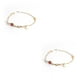 thumbnail image 1 of Jumpingount de cristal de aleación Bohemio Adolescente Lindo Brazalete con cuentas Fecha de compromiso Joyería hecha a mano Regalos de Cuenta rosa 2piezas, 1 of 6
