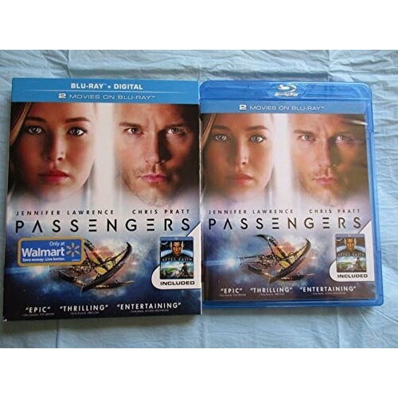 Passengers (2016) / After Earth (Blu-ray) (Walmart Exclusive)