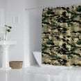 thumbnail image 2 of Multicam Camo Mixed Shapes Pattern Shower Curtain 72"x72" ,Bathroom Decorative Shower Curtains Set with 12 Hooks,Modern Waterproof Washable Shower Curtain, 2 of 6